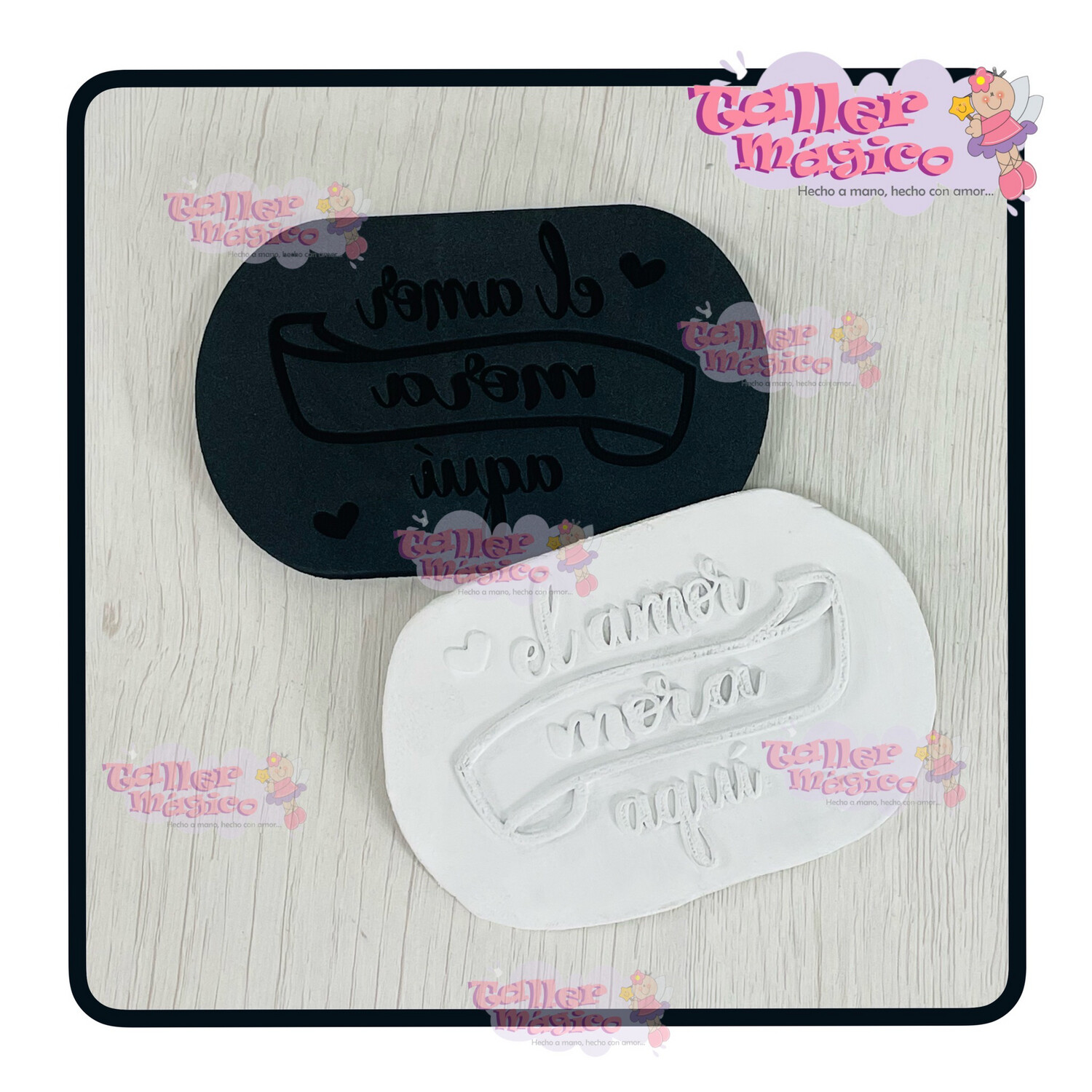 SELLO AMOR MORA CORAZÓN 11x7CM