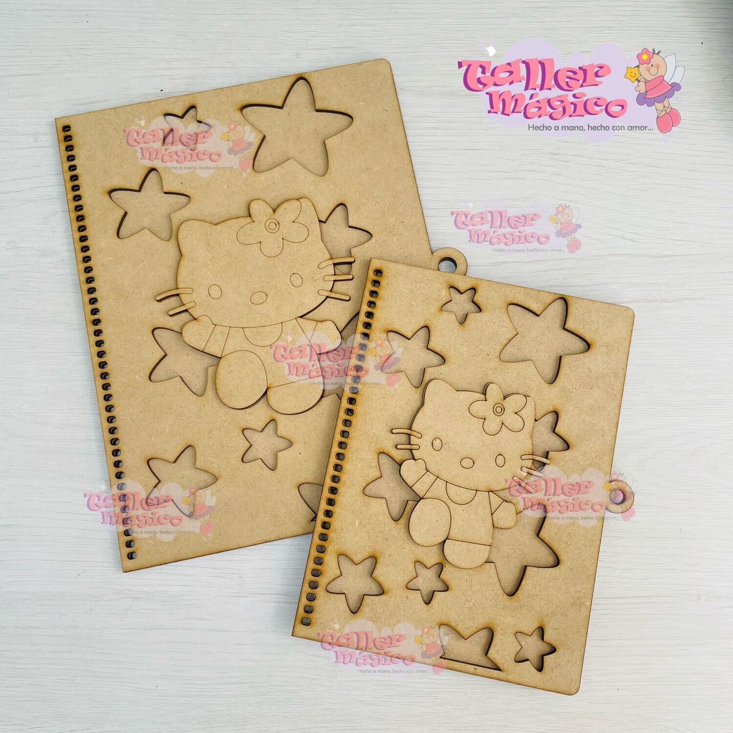 LIBRETA KITTY ESTRELLAS CALADAS