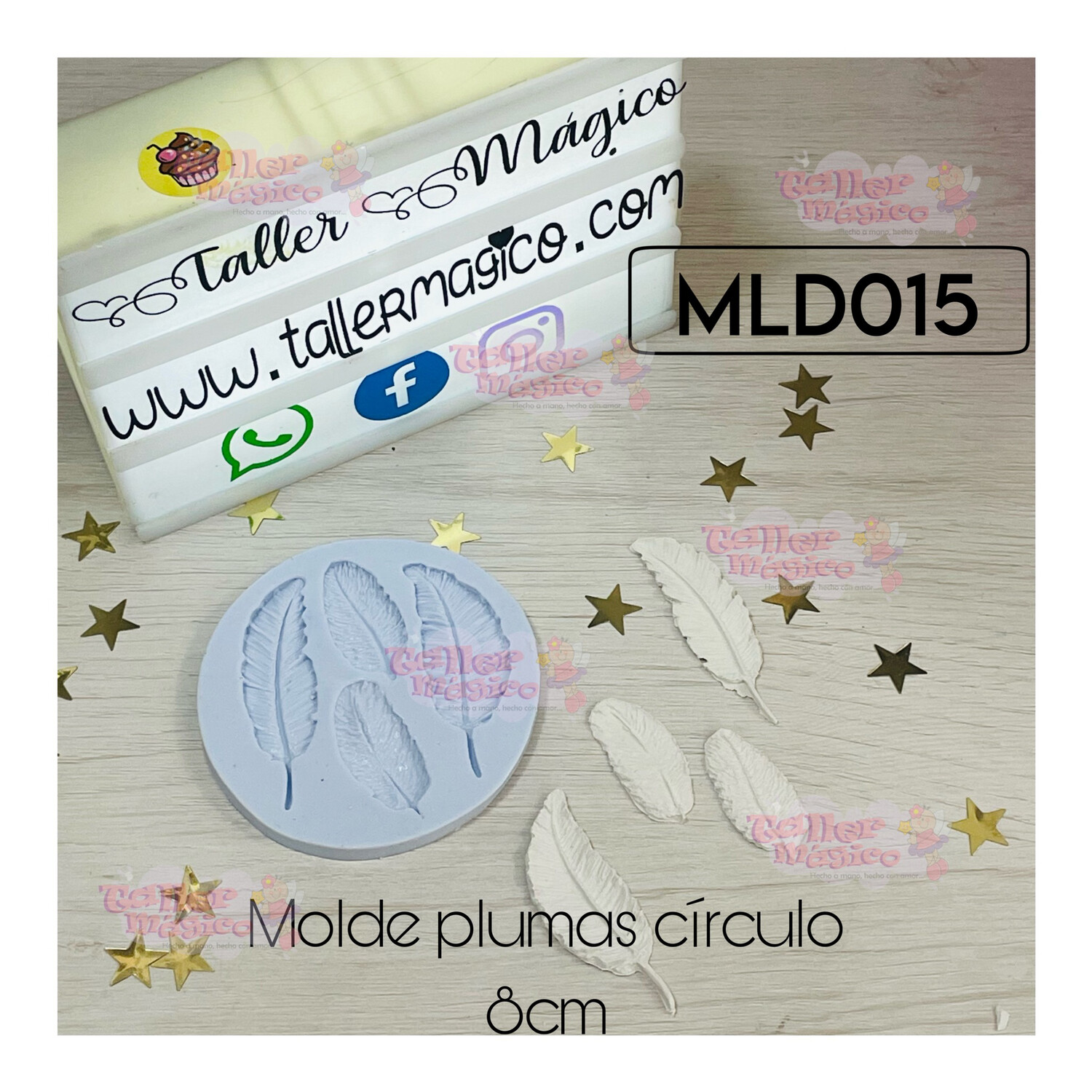 PLUMAS CIRCULO MLD015