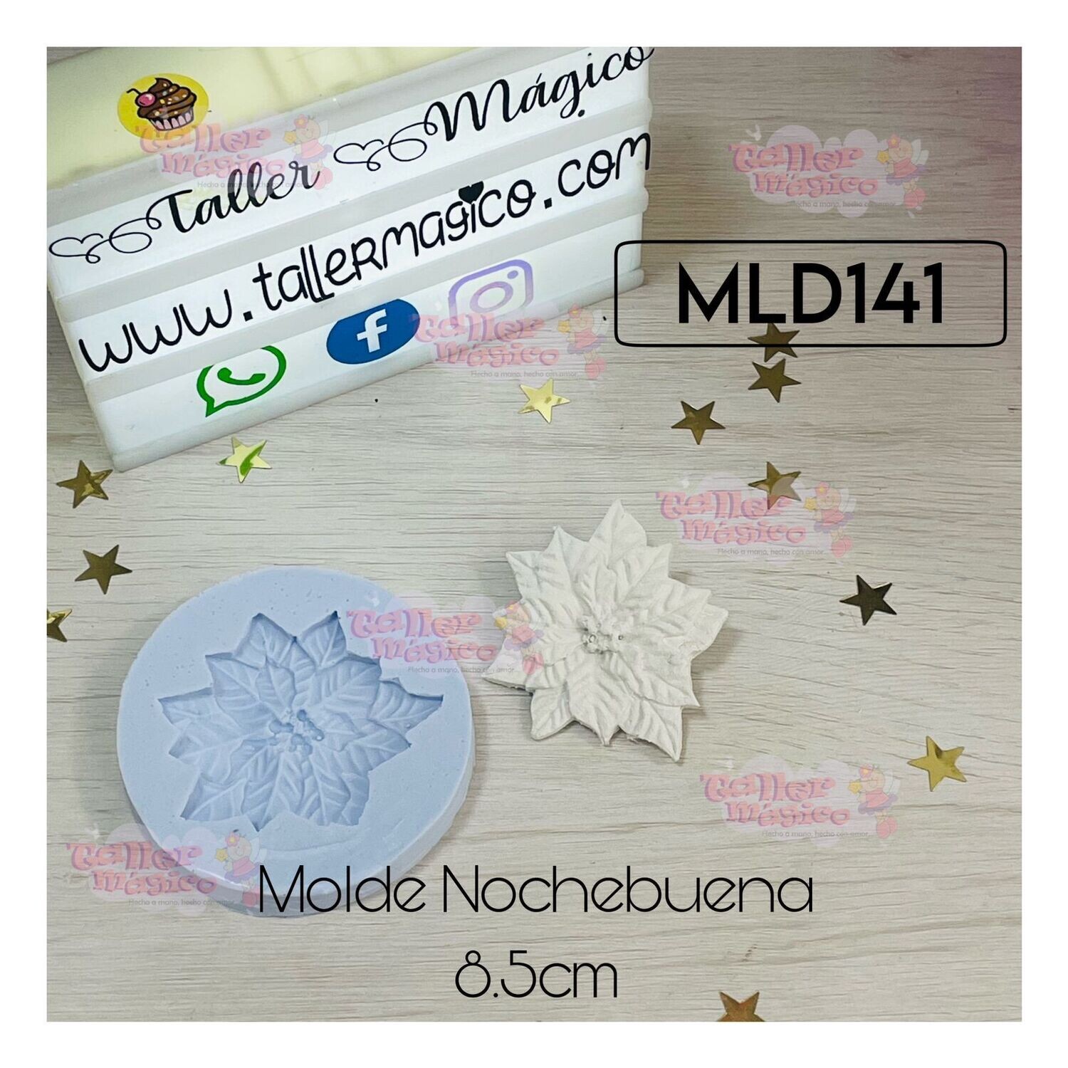 MOLDE NOCHEBUENA  8.5CM