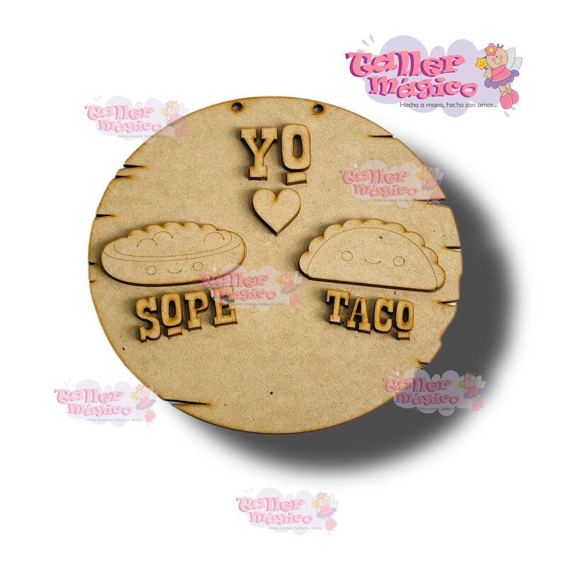 YO AMO SOPE TACO