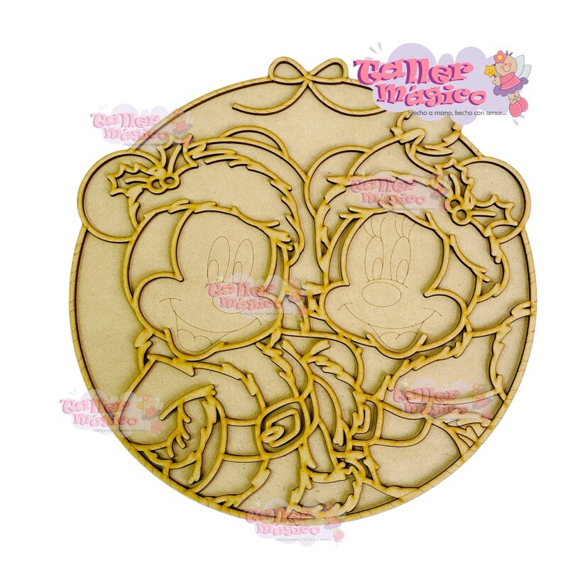 CORONA PAREJA MOUSE VITRAL