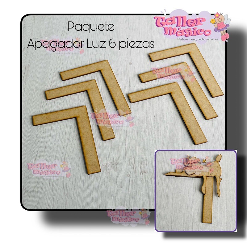 PAQ APAGADOR LUZ 6PZAS