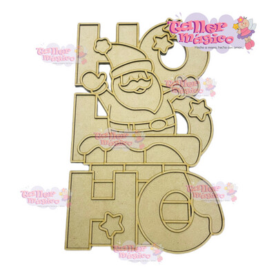 HO HO HO SANTA ON TOY