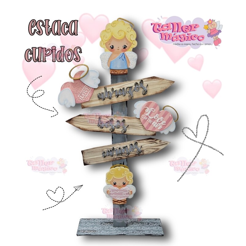 ESTACA CUPIDO PINTADA ESTACA CUPIDO PINTADA