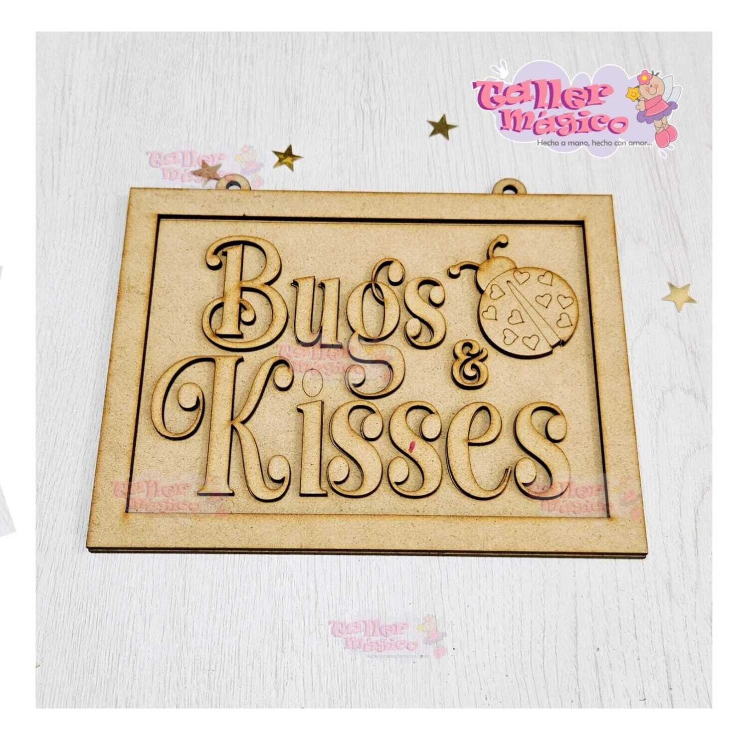 CUADRO BUG KISSES 20X15