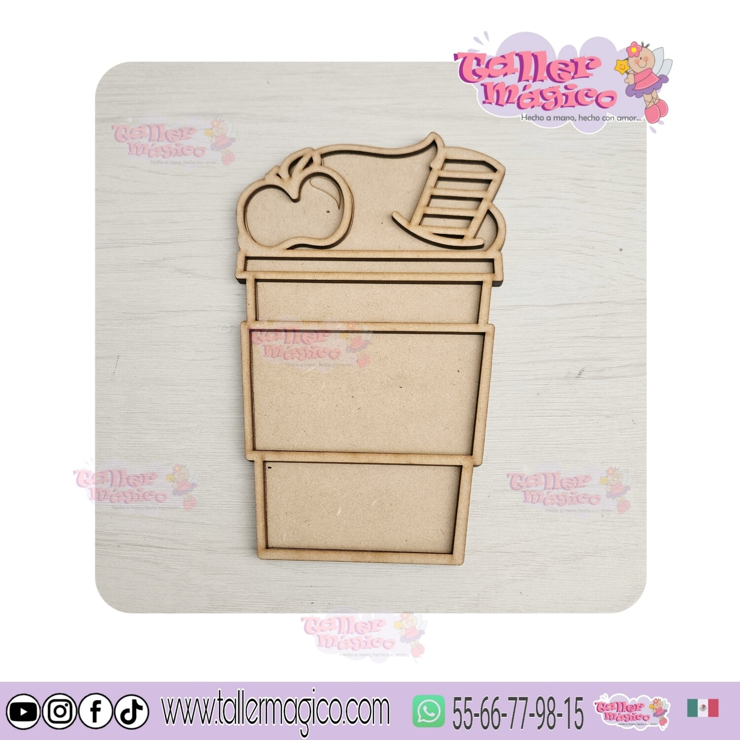 FRAPPE DE MANZANA VITRAL