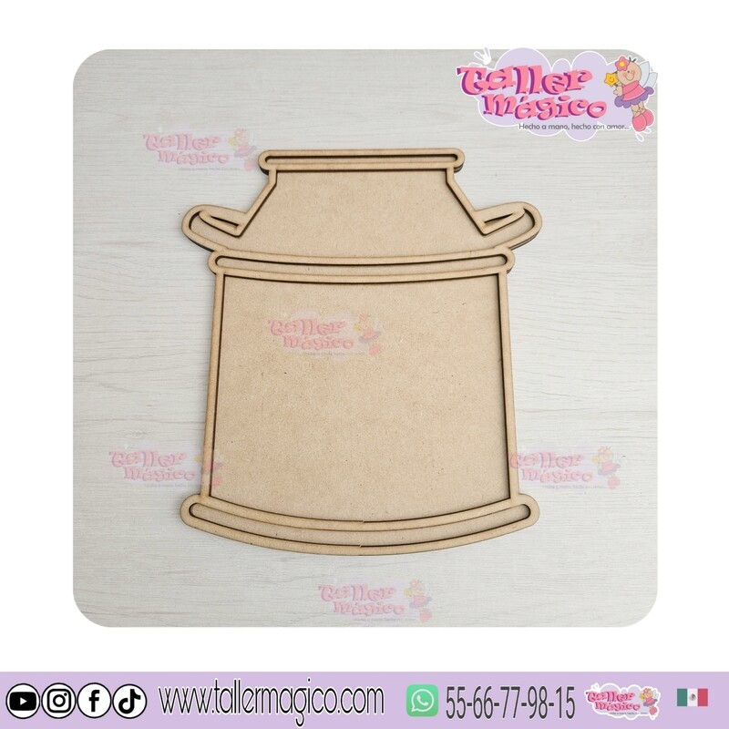 BOTE LECHERO VITRAL