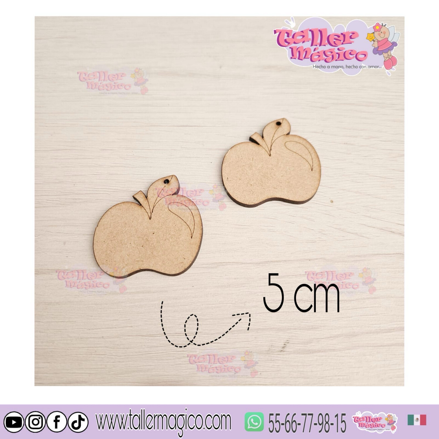 LAVERO MANZANA 5cm (2 pzs)
