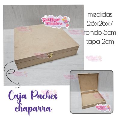 Caja paches chaparra