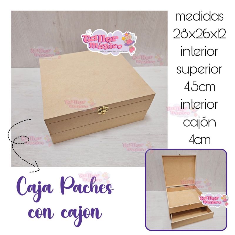 Caja paches con cajón