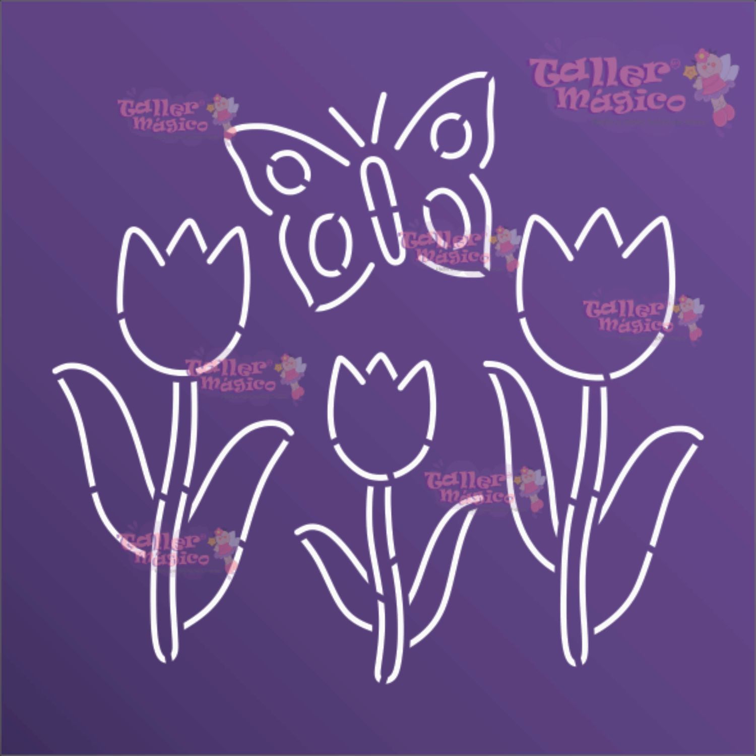 TULIPANS Y MARIPOSA 1313180