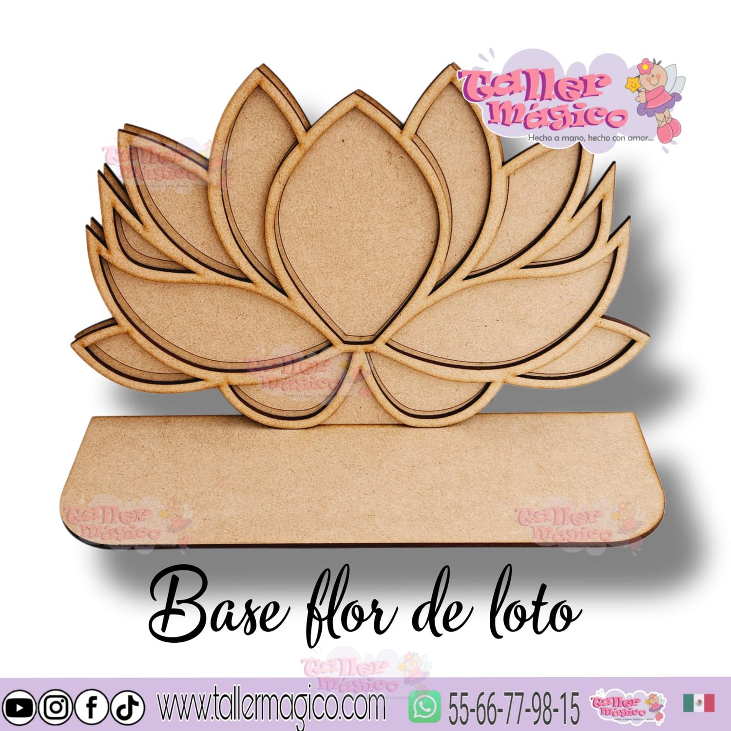 BASE FLOR DE LOTO