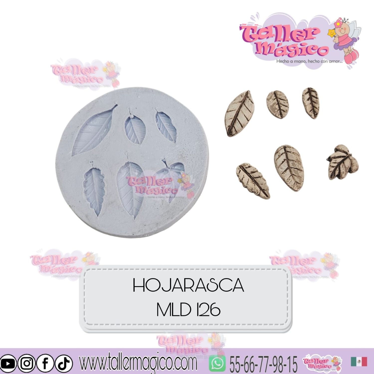 MOLDE HOJARASCA MLD126