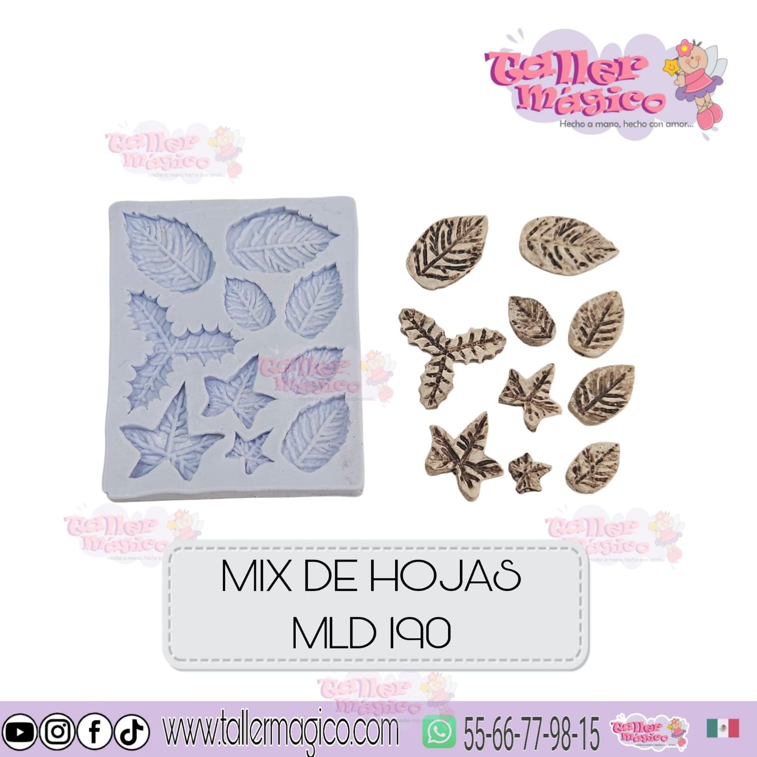 MOLDE MIX DE HOJAS