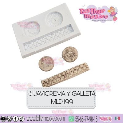 MOLDE SUAVICREMA Y GALLETAS