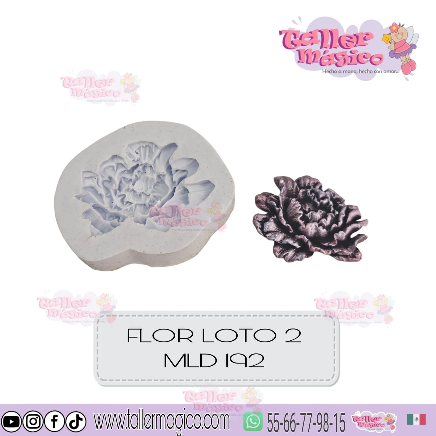 MOLDE FLOR LOTO 2