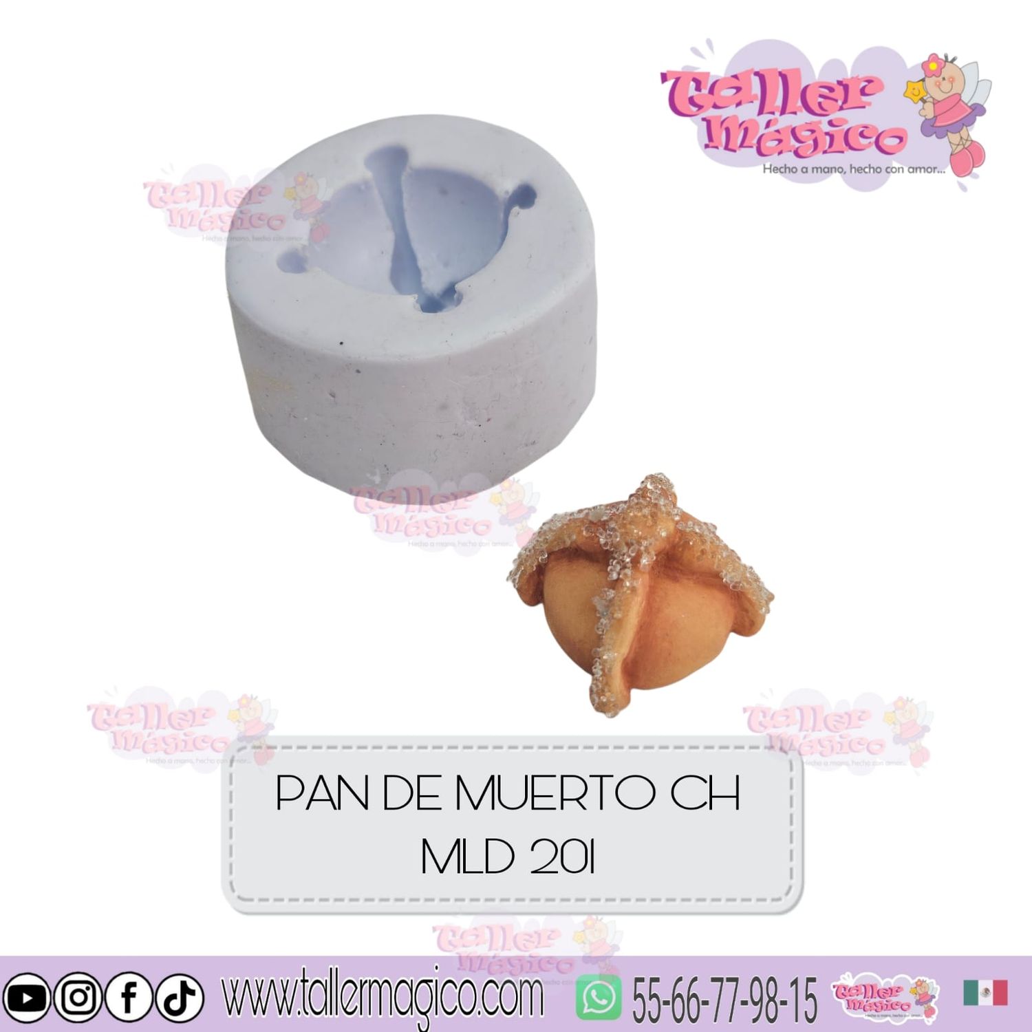 MOLDE PAN DE MUERTO CH