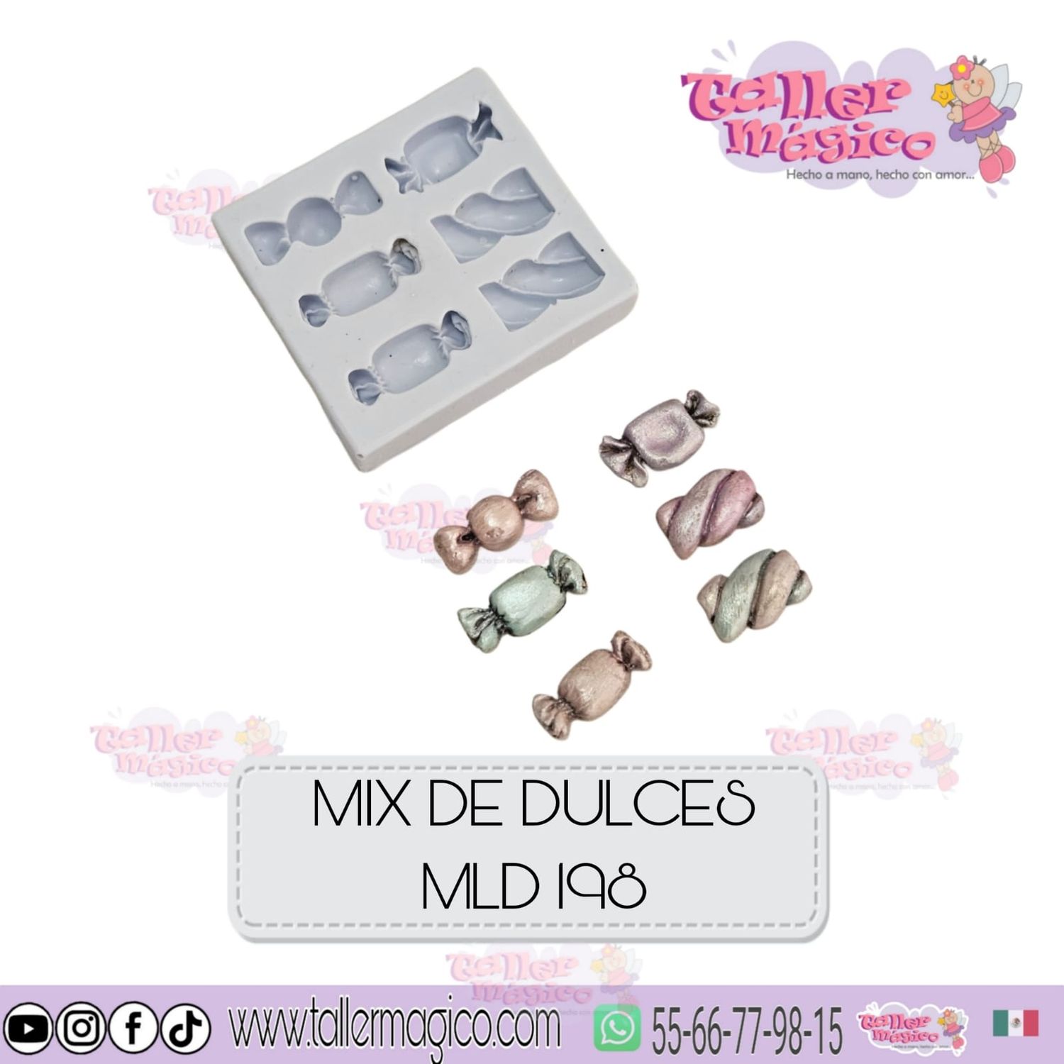 MOLDE MIX DE DULCES