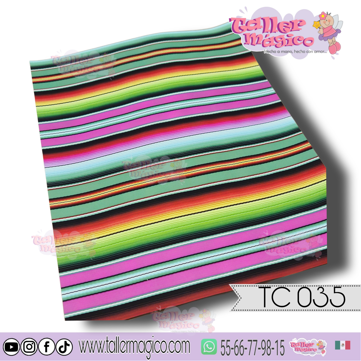 CROMO SARAPE VERDE MC 035