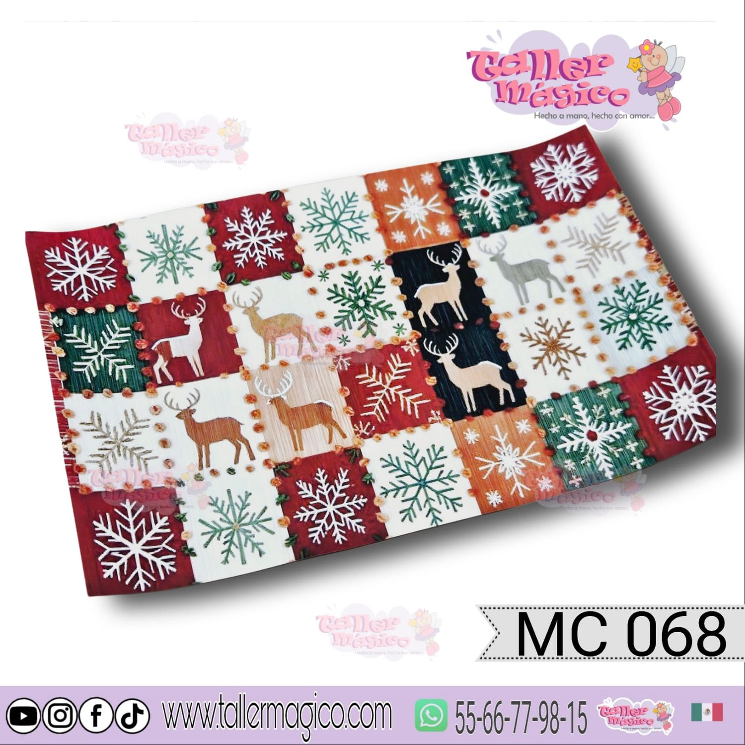 CROMO PARCHES RENO NAVIDEÑO MC 068