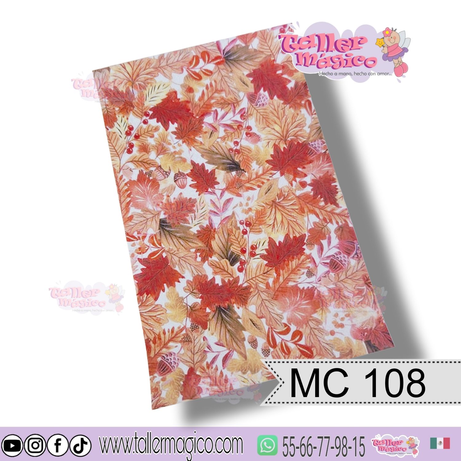 CROMO OTOÑAL ROJIZO MC 108