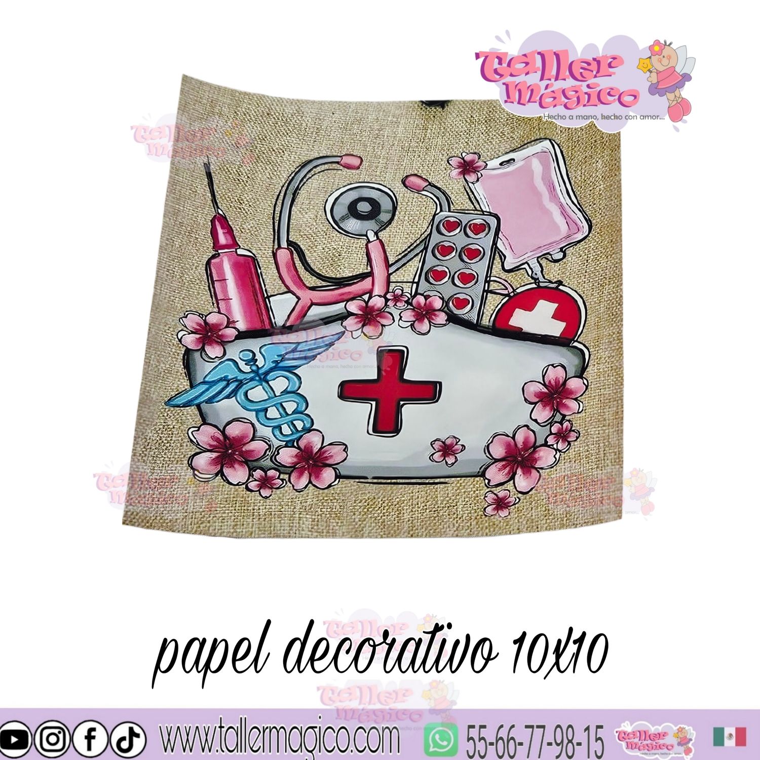 CROMO &quot;MEDICO 10x10cm&quot;