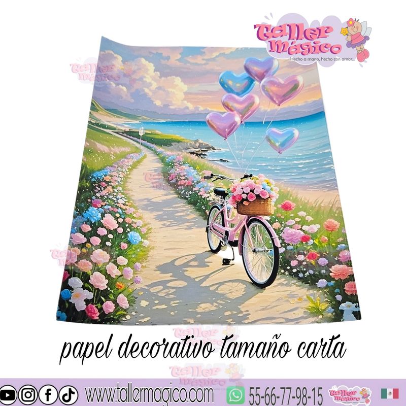 CROMO &quot;FONDO BICI ROMANTICA&quot;