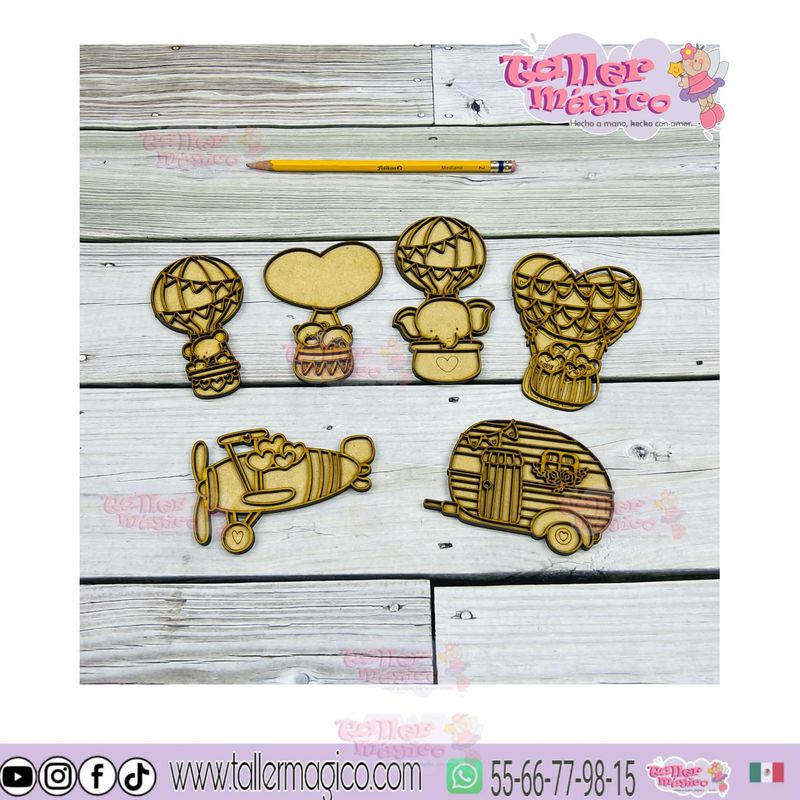PAQ MINIATURAS DE AMOR VITRAL