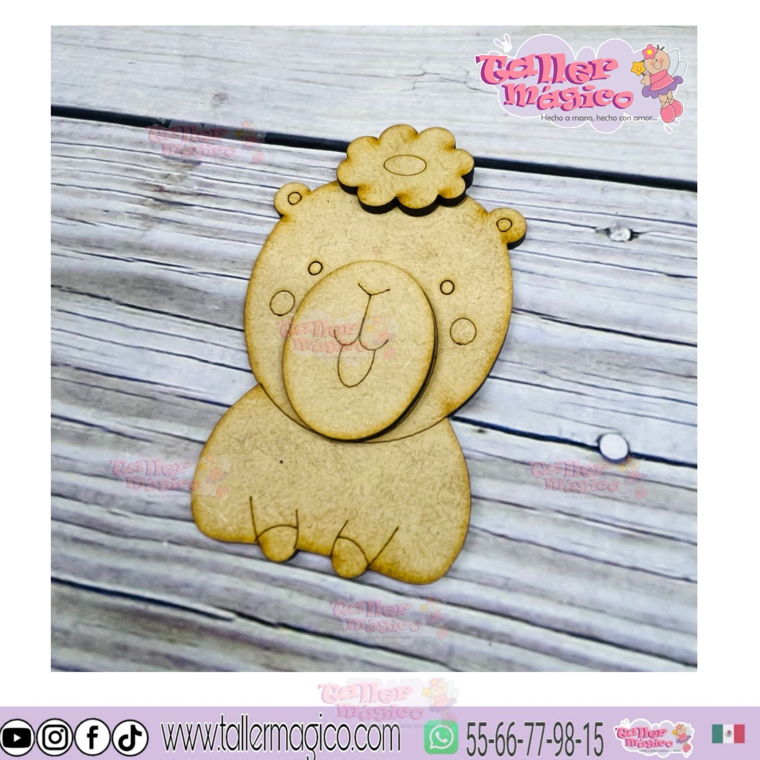 CAPIBARA FLOR LISO