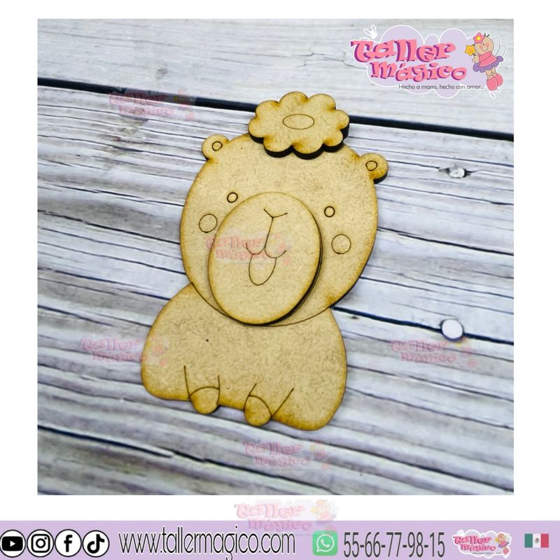 CAPIBARA FLOR LISO