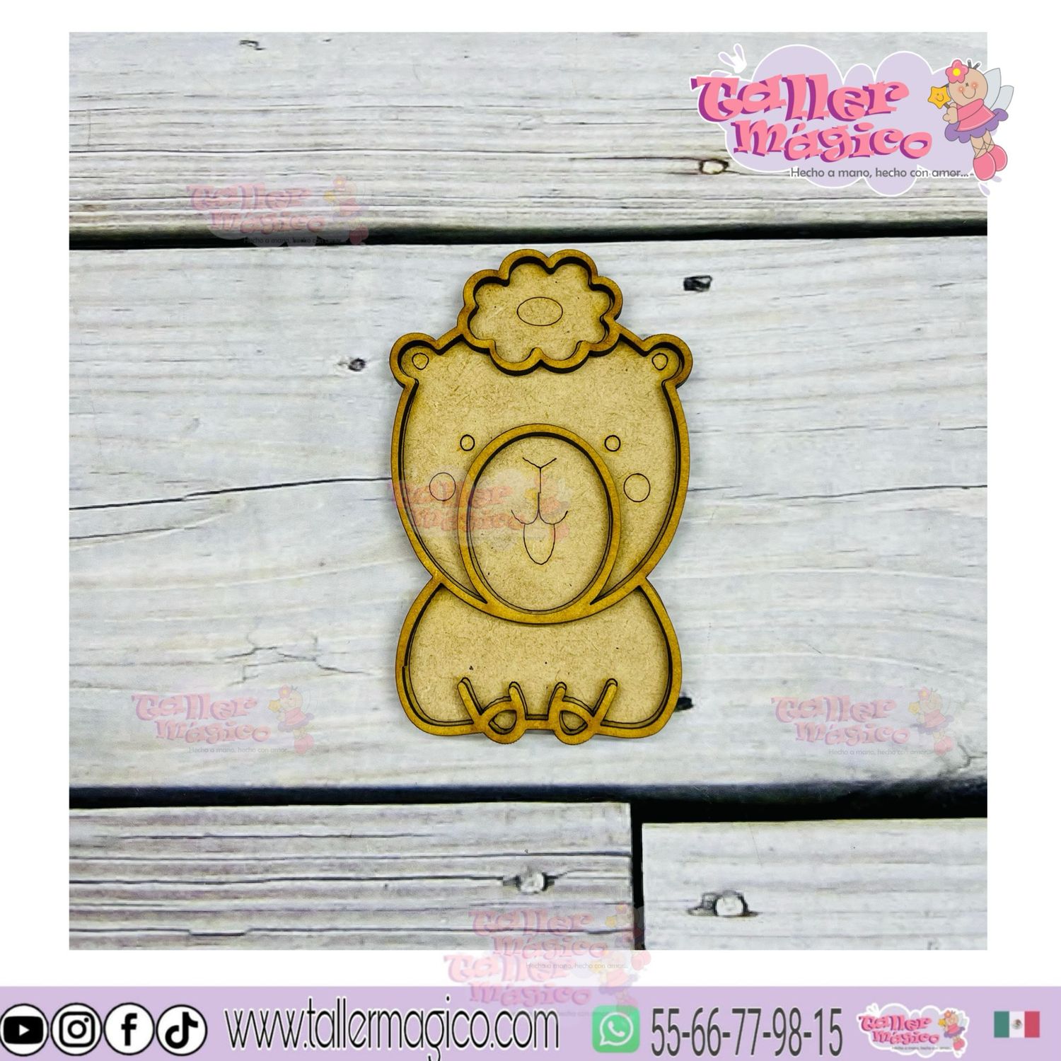 CAPIBARA FLOR VITRAL