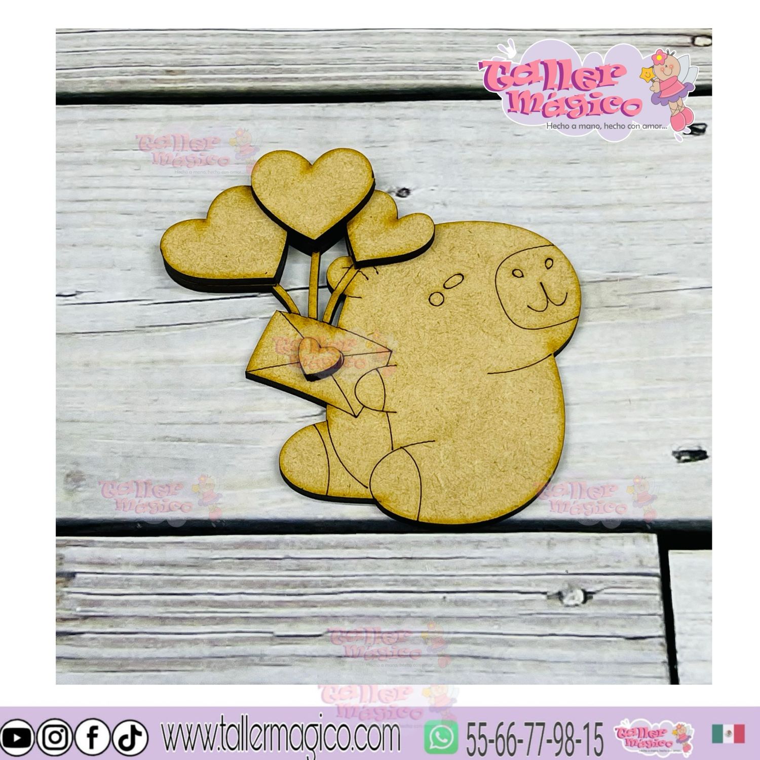 CAPIBARA GLOBITOS DE AMOR LISO