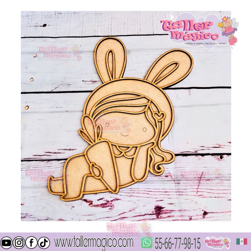 NENA RABBIT 30CM VITRAL