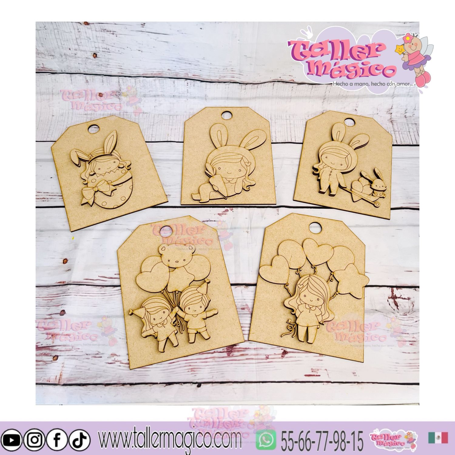PAQ. TAGS NENES TIERNOS 20CM