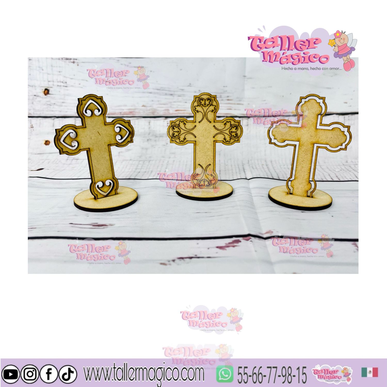 CRUCES CON BASE 9CM