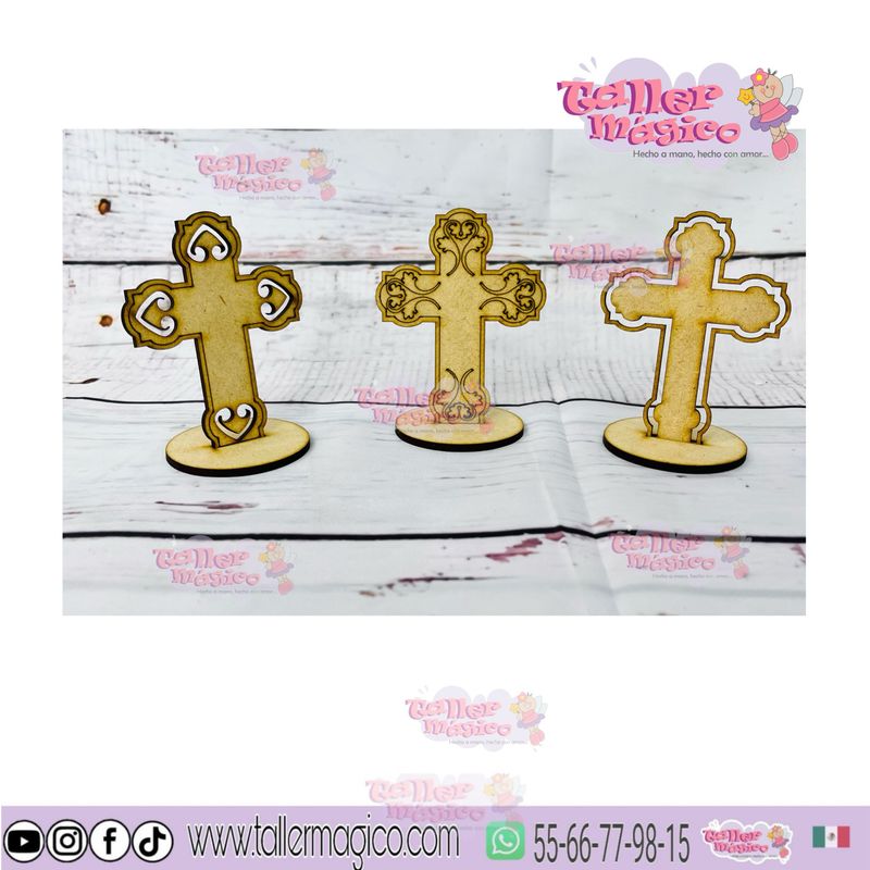 CRUCES CON BASE 9CM