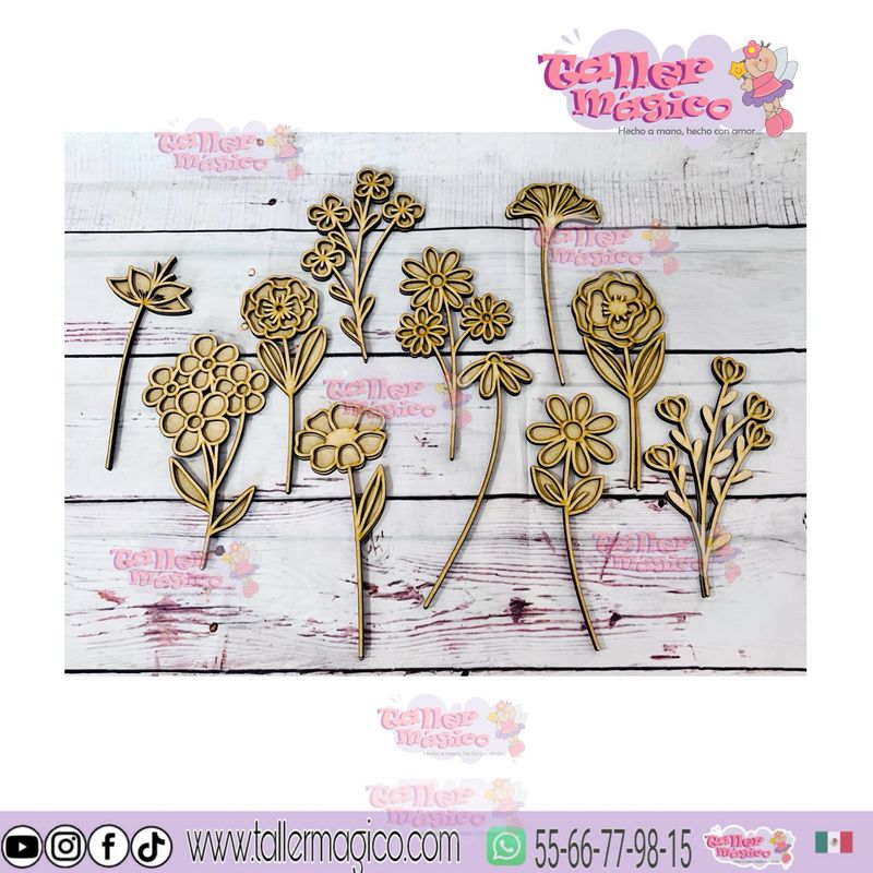 FLORES VITRAL 20CM