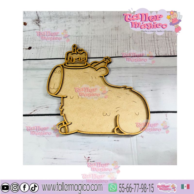 CAPIBARA PASTEL VITRAL