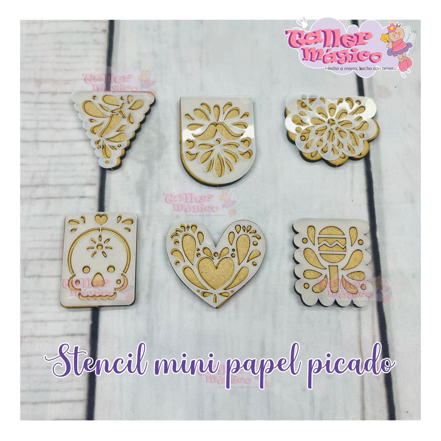 MINI STENCIL PAPEL PICADO