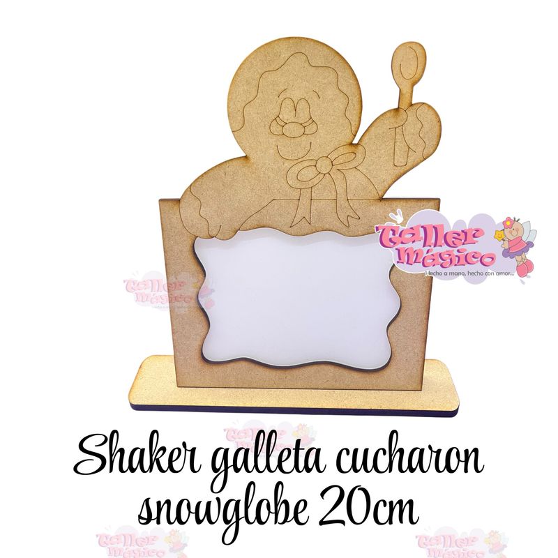 SHAKER GALLETA CUCHARON ACRÍLICO 20cm SNOWGLOBE SHAKER GALLETA CUCHARON ACRÍLICO 20cm SNOWGLOBE