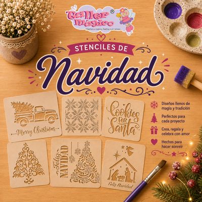 ESTENCIL NAVIDEÑO 🎄
