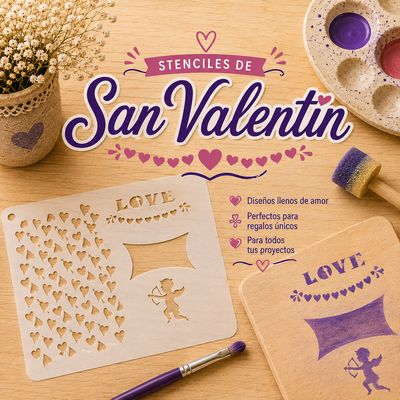 ESTENCIL SAN VALENTÍN 