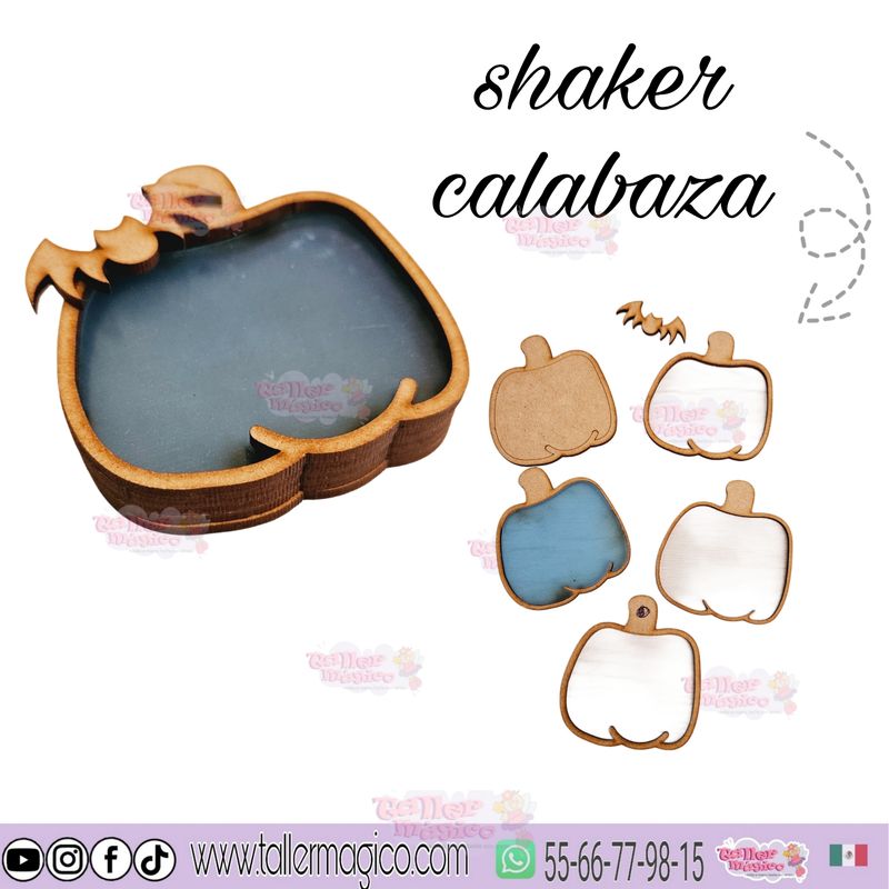 SHAKER CALABAZA 7CM SHAKER CALABAZA 7CM