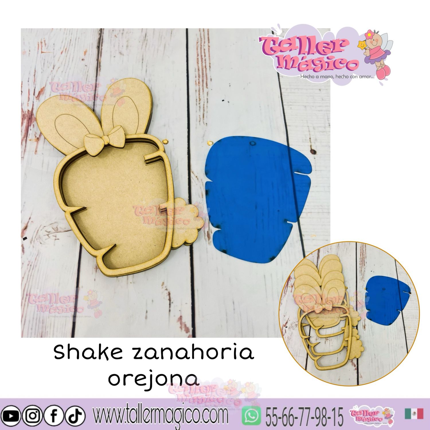 SHAKER ZANAHORIA OREJAS SHAKER ZANAHORIA OREJAS