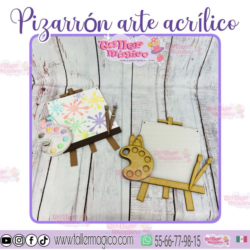 PIZARRON ARTE ACRÍLICO PIZARRON ARTE ACRÍLICO