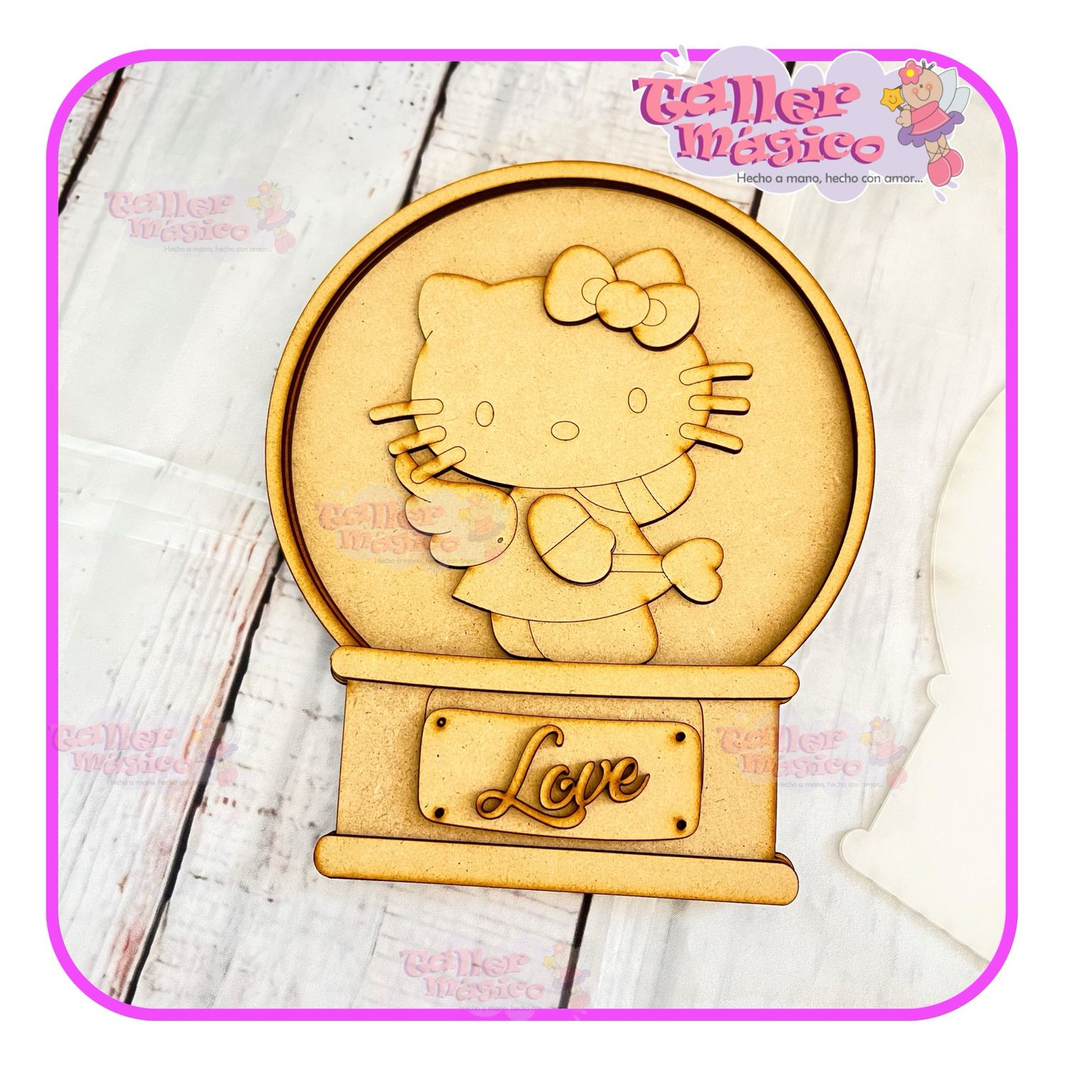 ESFERA CON ACRÍLICO KI-TTY LOVE