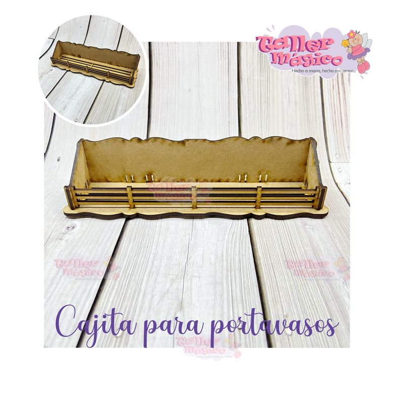 CAJITA PORTAVASOS DOBLE CAJITA PORTAVASOS DOBLE