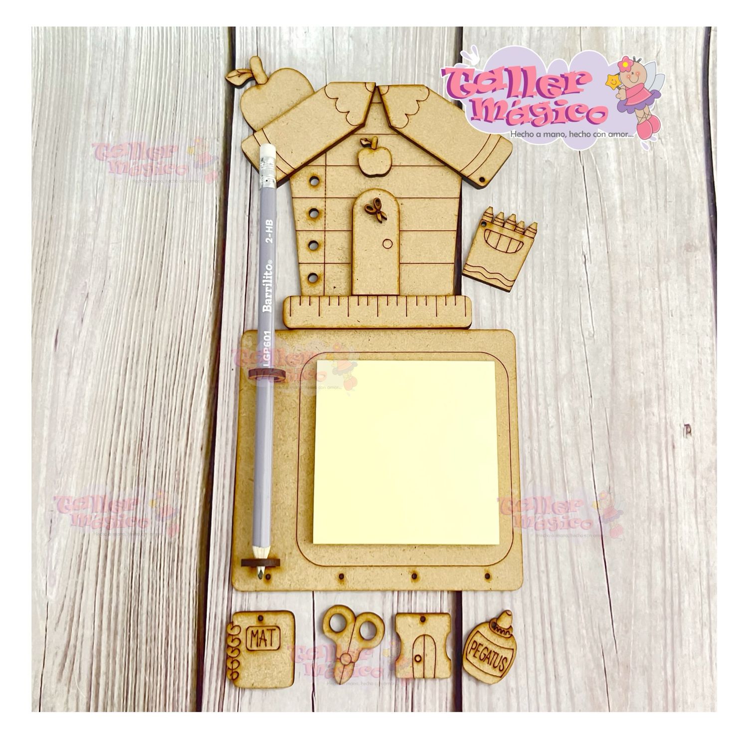 PORTA NOTAS Y LÁPIZ ESCOLAR