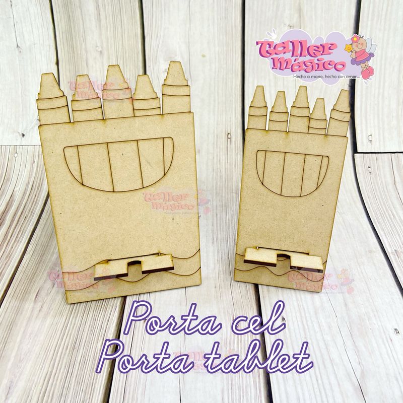 PORTA CEL PORTA TABLET CRAYOLAS